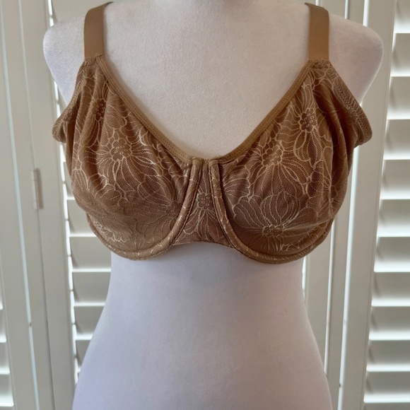 Adore Me Reba Unlined Plus Bra 40C Taupe - Picture 2 of 8